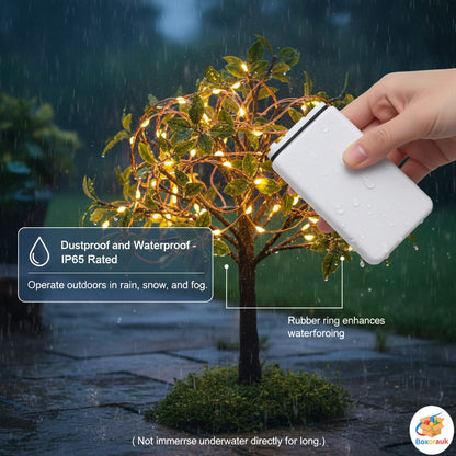 🔥 Buy One Get One Free - Battery Operated Fairy Lights (2 Lights) – Warm White 100 LED Copper Wire Lights