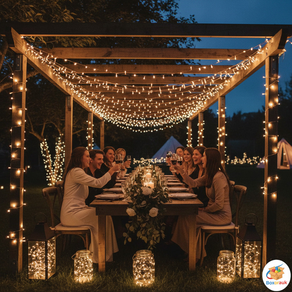 🔥 Buy One Get One Free - Battery Operated Fairy Lights (2 Lights) – Warm White 100 LED Copper Wire Lights